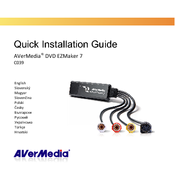 Avermedia dvd ezmaker 7 user manual guide